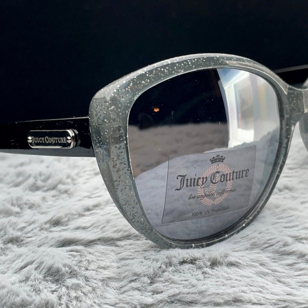 Juicy Couture Two-Tone Frame Sparkle Gray/Black NWT - Picture 2 of 8